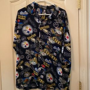 Vintage steelers  button down shirt